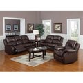 Myco Furniture   Inc Myco Furniture 1070S-BRN Brown Kaden Bonded Leather Sofa 1070S-BRN